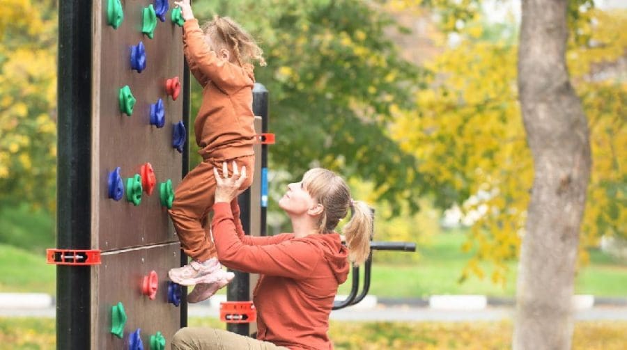 Hovering at the playground. Source: ParentMap