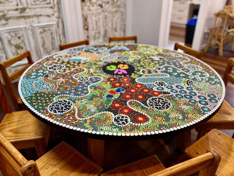 finished table preschool