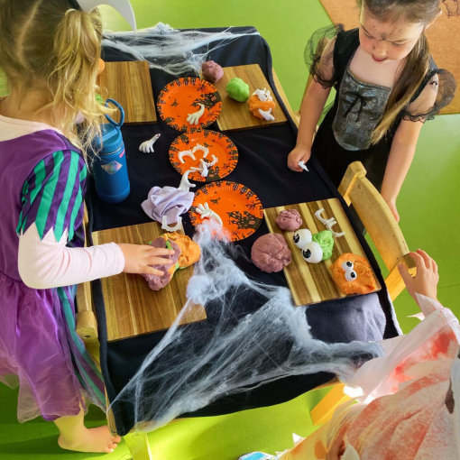 halloween sustainable playdough