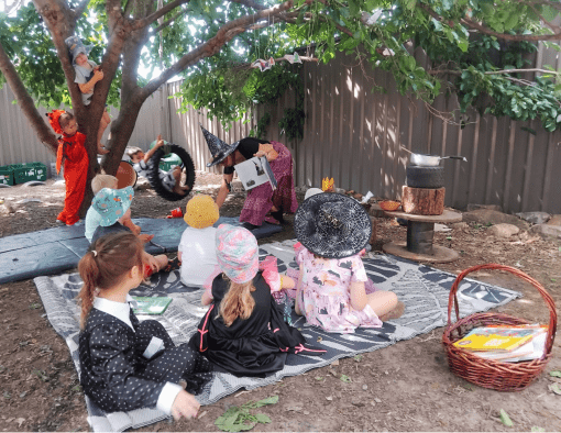 room on the broom storytelling halloween