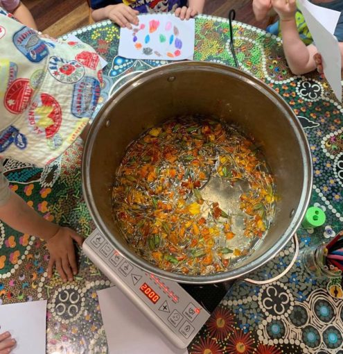 How to make Natural Dye for Fabric: Naturally Dyed Tablecloth using Marigolds and Turmeric 3 1280 0 80 owna apac image sustainablepps timeline 6451A2C1 7A15 46A4 AAD8 10D7789F16D9 e1771891192451